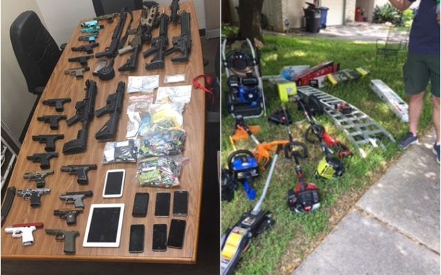 San Antonio duo caught with dozens of altered guns, large drug stash and $28k in stolen goods