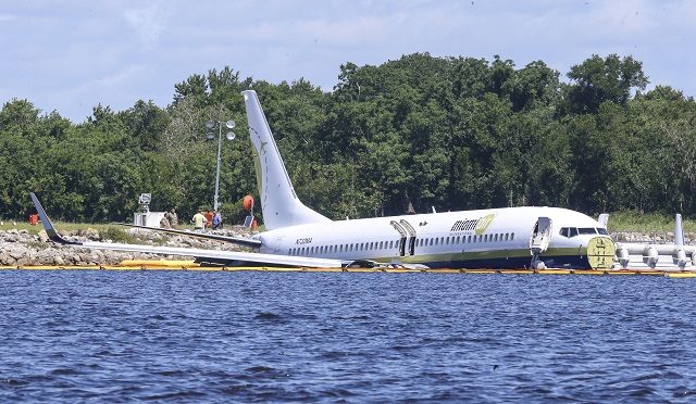 All survive as plane carrying US military crashes into river