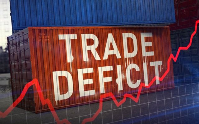 US trade deficit falls to $52.5 billion in September