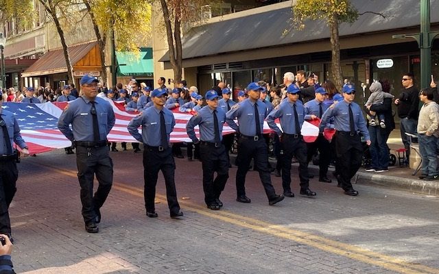 Downtown San Antonio parade salutes veterans