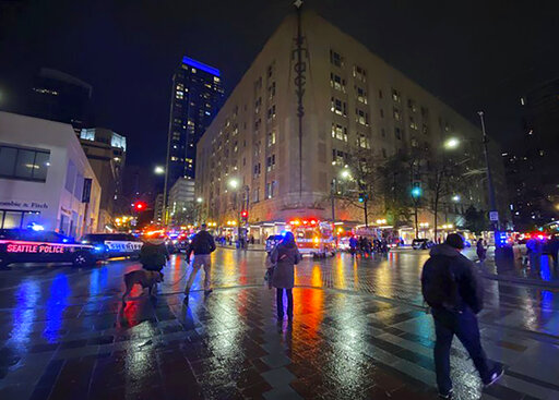 1 dead, 7 wounded in downtown Seattle shooting