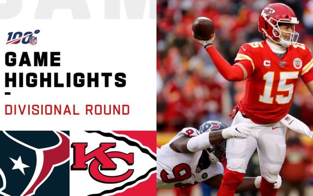 Chiefs fight back from 24 point deficit to beat Texans