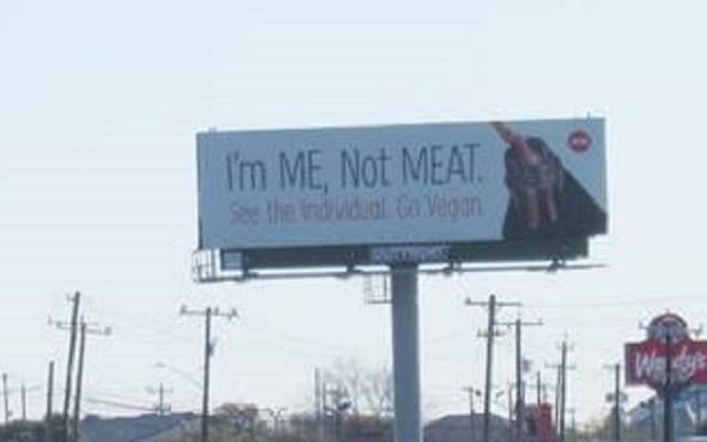 PETA posts new pro-vegan billboard along Interstate 35 in San Antonio