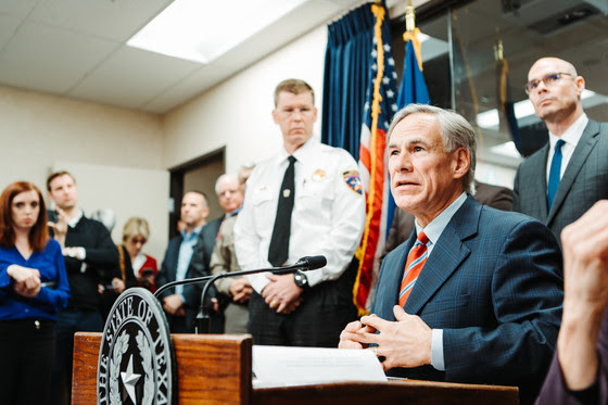 Texas governor announces business initiative, says reopening will be gradual
