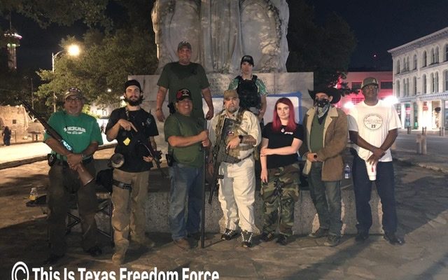 Group at Alamo vows to ‘line the sidewalk with armed Texans,’ Brown Berets to hold rally at Travis Park