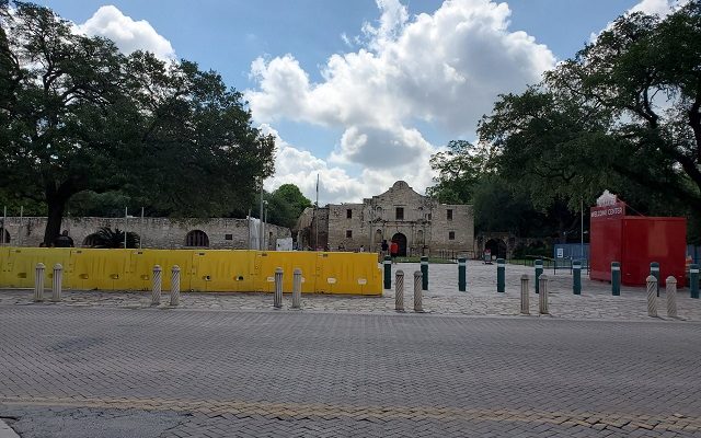 Chain link fence going up around the Alamo, 16 arrests following protestse than