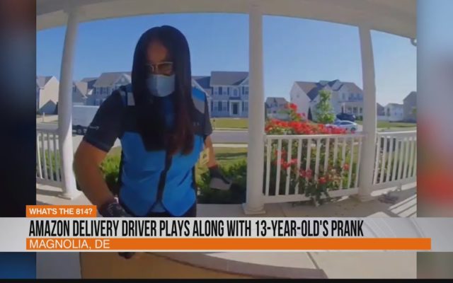 Amazon delivery driver follows unusual delivery instructions