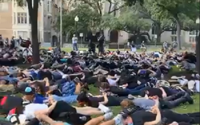 5th day of protests in San Antonio includes ‘die-in’ at Travis Park