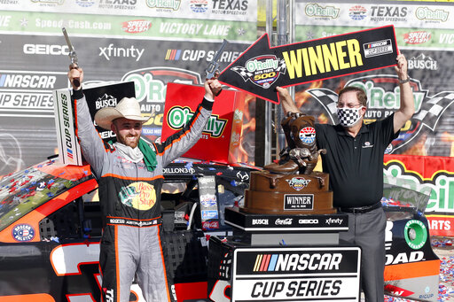 Austin Dillon takes checkered flag as NASCAR returns to Texas