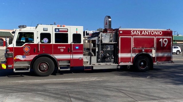 San Antonio resident escapes as fire rips through his home