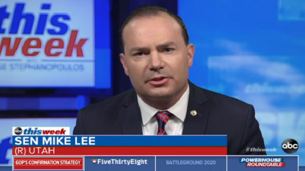 Sen. Mike Lee says Amy Coney Barrett Supreme Court confirmation shouldn’t hinge on single issue