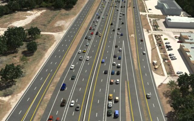 Newly-widened Interstate 10 eastbound lanes near La Cantera now open