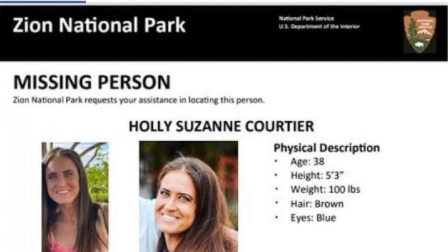Mom missing for one week in Zion National Park
