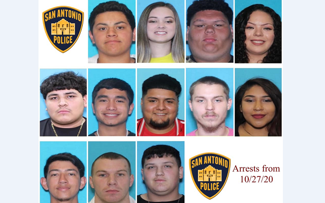San Antonio police arrest 24 in overnight street racing incident