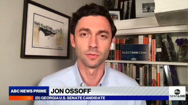 Ossoff centers controlling the pandemic as key message for the Senate run-offs