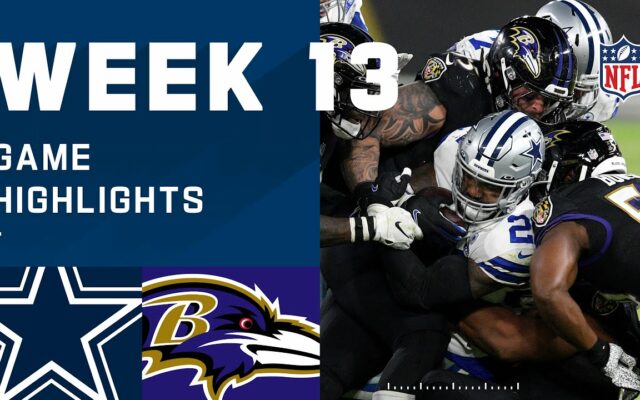 Struggling Cowboys fall to 3 and 9 with loss to the Ravens