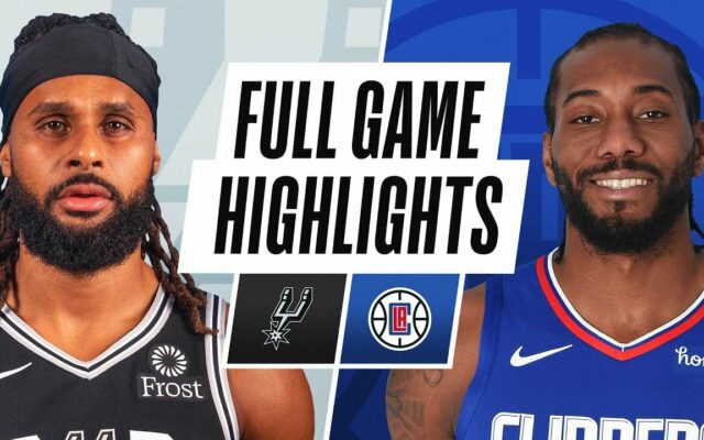 Spurs back in the win column with victory over the LA Clippers