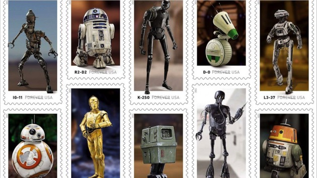 USPS announces new stamps based on droids from ‘Star Wars’ universe
