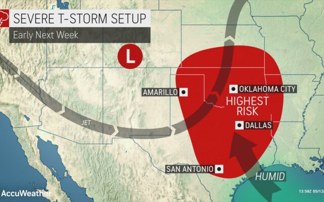 Dallas, San Antonio and Oklahoma City to face ‘nasty’ severe weather
