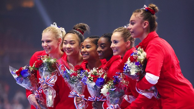 Simone Biles and five US women’s gymnastics teammates headed to Tokyo