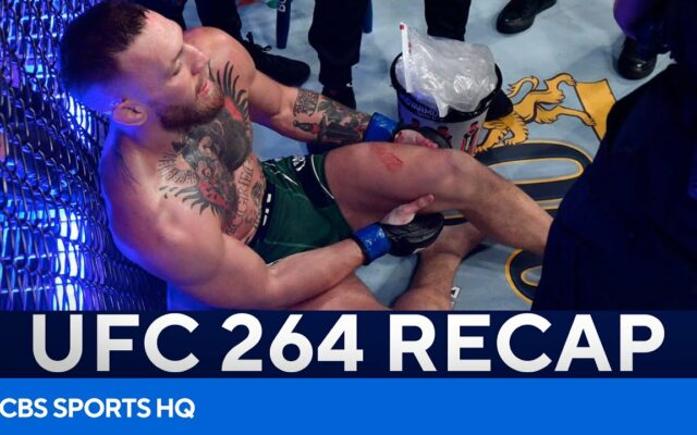McGregor undergoes 3 hour surgery after breaking leg during UFC 264