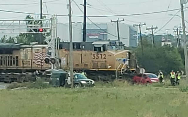 Train strikes truck on San Antonio’s northeast side