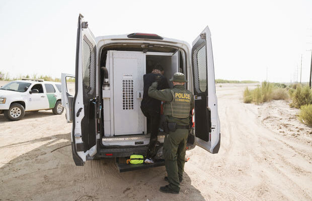 U.S. reports record number of migrant apprehensions along Mexican border