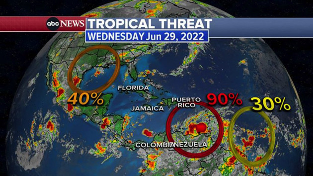 Developing tropical storm targets Caribbean as Houston braces for possible tropical depression
