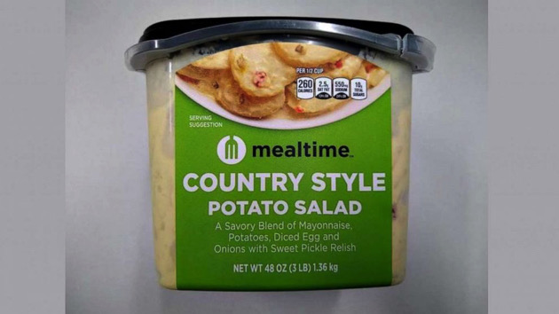 Potato salad recalled over presumptive positive microbial result