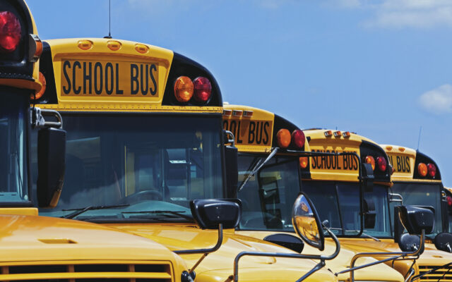 Car runs red light, slams into school bus on San Antonio’s Northeast side