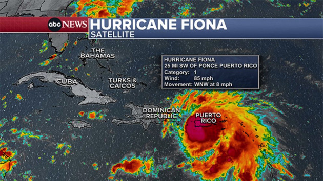 Hurricane Fiona strengthening after wreaking havoc in Puerto Rico