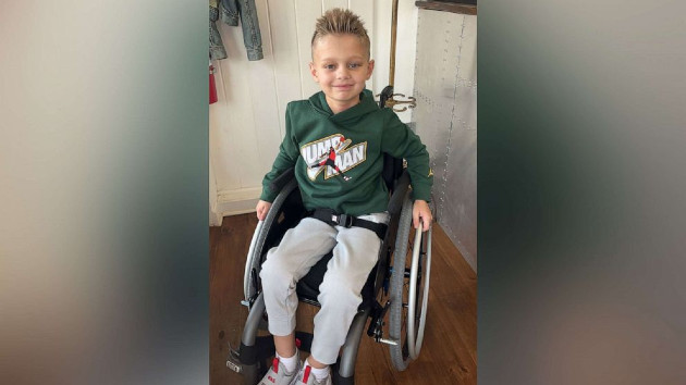 Boy partially paralyzed in Highland Park shooting returns to school in ‘incredible milestone’