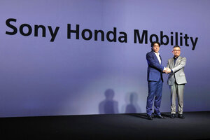 Japan’s Sony, Honda jointly making EVs for 2026 US delivery