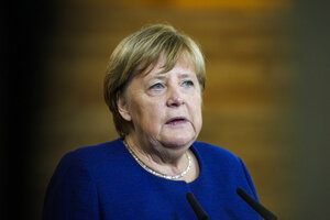 Germany’s Merkel defends decision to get Russian natural gas