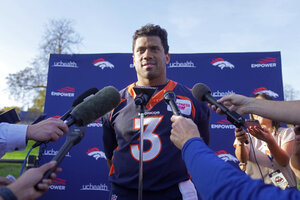 Broncos’ Russell Wilson says he’s ‘ready to roll’ in London
