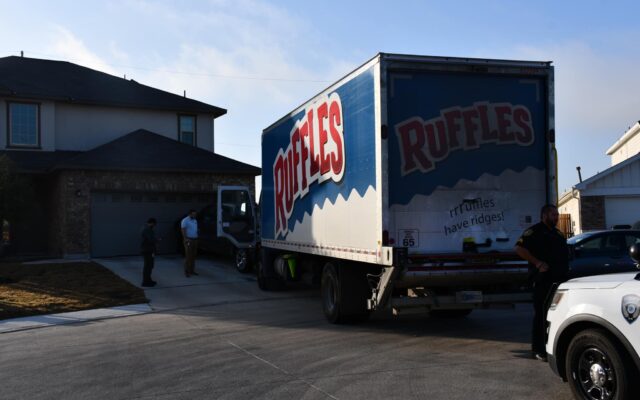 Ruffles chips truck stolen from Converse Walmart, crashes into Bexar County home
