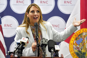 RNC Chair McDaniel fights for reelection in leadership feud