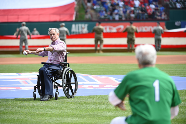 Governor Abbott to throw first pitch at Texas Rangers season opener