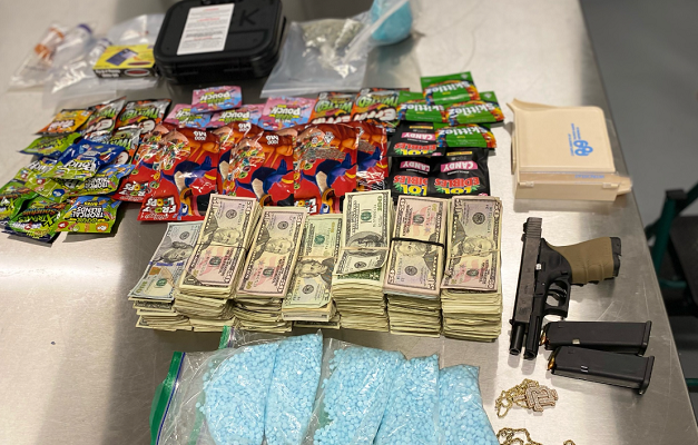 New Braunfels police arrest 8 people in drug bust, cash and weapons also found