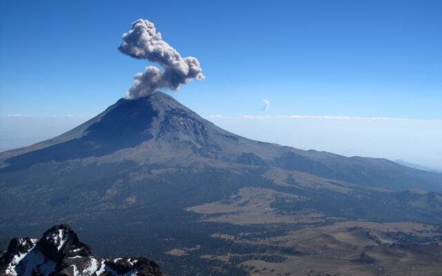 Mexico lowers alert level for Popocatepetl volcano