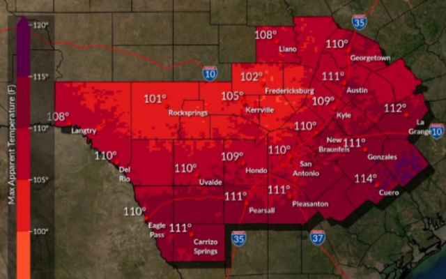 Heat Advisory for San Antonio, I-35 Corridor until 9 pm