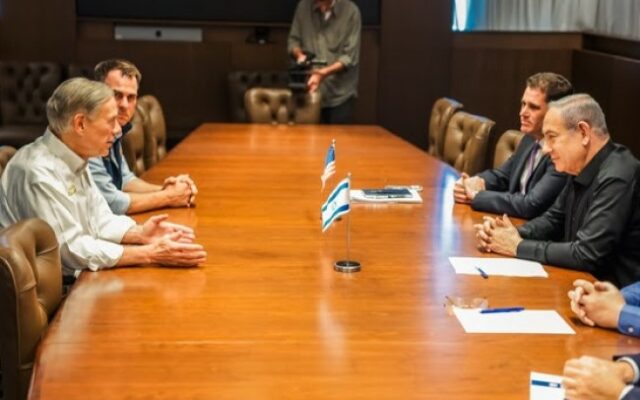 Governors Abbott, Stitt met with Prime Minister Netanyahu, President Herzog of Israel Thursday