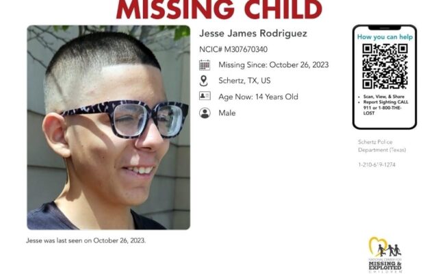 Police asking for help in locating missing Schertz teenager