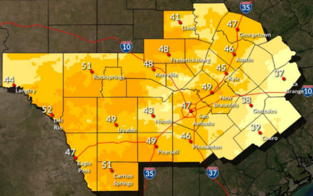 Cold front, strong winds arriving Friday for San Antonio, South Central Texas