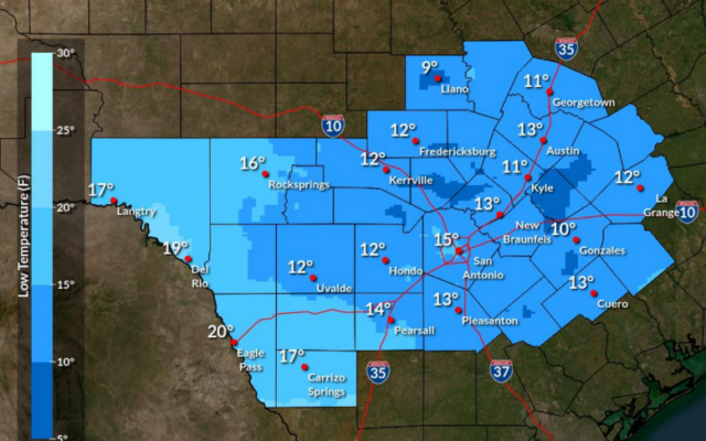 Freezing temperatures, dangerous wind chills continue before Wednesday warm up