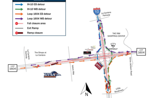 TxDOT shutting down major Northwest Side freeways for interchange work again this weekend