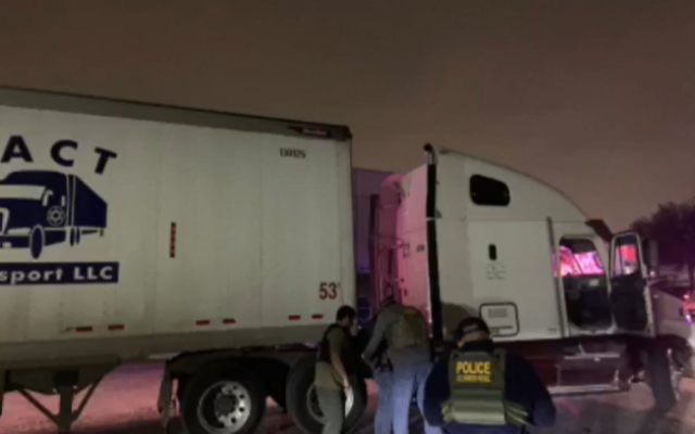 BCSO: 12 rescued from tractor trailer, 3 human smuggling suspects arrested